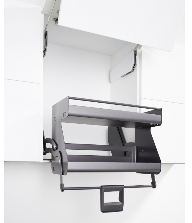 АЙ МУВ 2 полки 600мм. дно серое антислип ТИТАН - фото с сайта Мебельщик - мебельная фурнитура АЙ МУВ 2 полки 600мм. дно серое антислип ТИТАН - фото с сайта Мебельщик - мебельная фурнитура