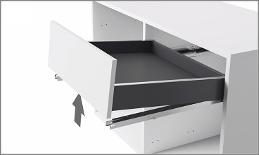 Боковина 450 мм h187 мм, левая, антрацит AvanTech YOU - фото компании Мебельщик Боковина 450 мм h187 мм, левая, антрацит AvanTech YOU - фото компании Мебельщик