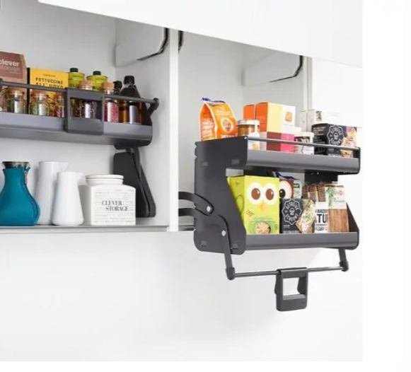 АЙ МУВ 2 полки 600мм. дно серое антислип ТИТАН - фото с сайта Мебельщик - мебельная фурнитура АЙ МУВ 2 полки 600мм. дно серое антислип ТИТАН - фото с сайта Мебельщик - мебельная фурнитура