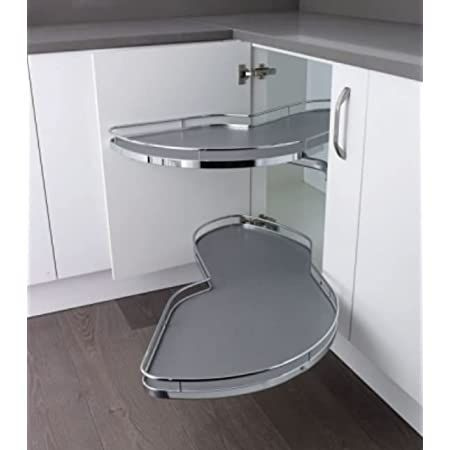 Комплект полок правый, Леманс 450 мм,Арена КЛАССИК,2 полки+рычаги,цвет ХРОМ,цвет дна Серый, антислип - фото с сайта Мебельщик - мебельная фурнитура Комплект полок правый, Леманс 450 мм,Арена КЛАССИК,2 полки+рычаги,цвет ХРОМ,цвет дна Серый, антислип - фото с сайта Мебельщик - мебельная фурнитура