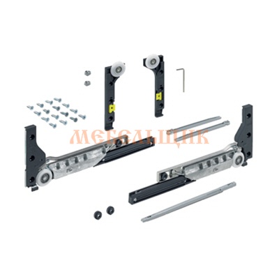 Комплект для дверей Slide line M с демпфером - фото компании Мебельщик Комплект для дверей Slide line M с демпфером - фото компании Мебельщик