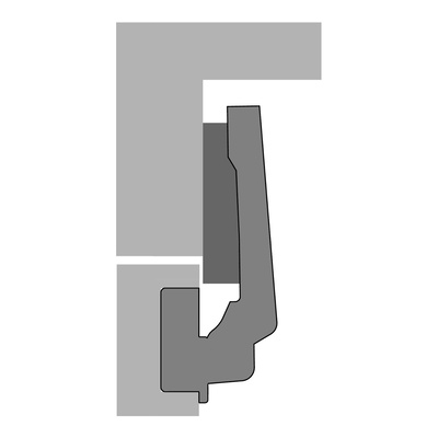 Петля угловая 90, открывание 95 для фальш панелей - фото компании Мебельщик Петля угловая 90, открывание 95 для фальш панелей - фото компании Мебельщик