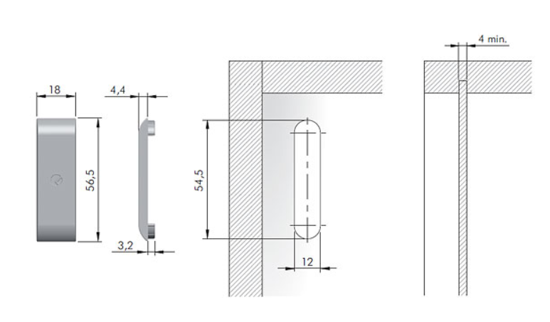 заглушка серая для LIBRA H1 - фото магазина Мебельщик заглушка серая для LIBRA H1 - фото магазина Мебельщик