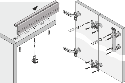 Ходовой верхний профиль для Wing Line 230, черный 2400мм - фото компании Мебельщик Ходовой верхний профиль для Wing Line 230, черный 2400мм - фото компании Мебельщик