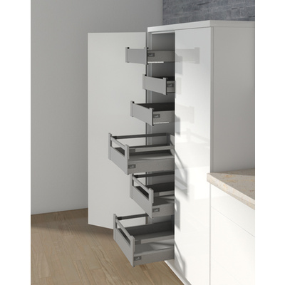 Боковина ArciTech, 94 mm / 450 mm, антрацит, правая - фото компании Мебельщик Боковина ArciTech, 94 mm / 450 mm, антрацит, правая - фото компании Мебельщик