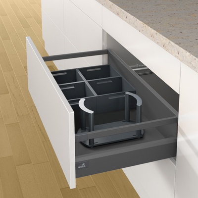 Боковина 420 мм h70 мм, правая, антрацит ATIRA - фото компании Мебельщик Боковина 420 мм h70 мм, правая, антрацит ATIRA - фото компании Мебельщик