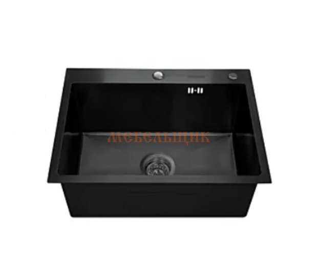 Мойка SMARTECH Черный 700х450мм, в комплекте дозатор, сетка - фото с сайта Мебельщик - мебельная фурнитура Мойка SMARTECH Черный 700х450мм, в комплекте дозатор, сетка - фото с сайта Мебельщик - мебельная фурнитура