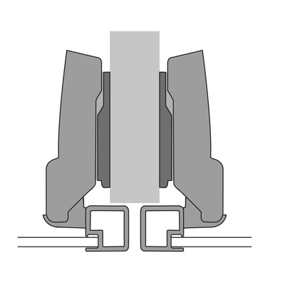 Петля полунакладная 95° Sensys 8638i со встроенным демпфером для дверей с алюмин. рамами - фото компании Мебельщик Петля полунакладная 95° Sensys 8638i со встроенным демпфером для дверей с алюмин. рамами - фото компании Мебельщик