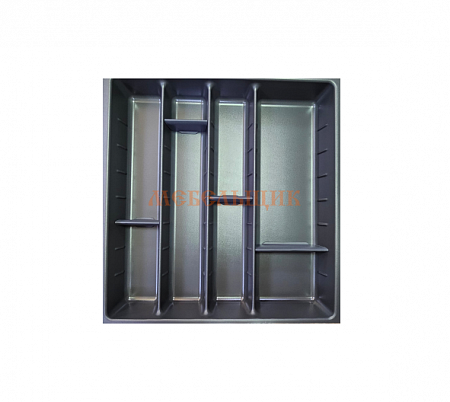 Лоток с передв.разделителями, ширина 550мм, глубина 470мм, антрацит - фото компании Мебельщик Лоток с передв.разделителями, ширина 550мм, глубина 470мм, антрацит - фото компании Мебельщик