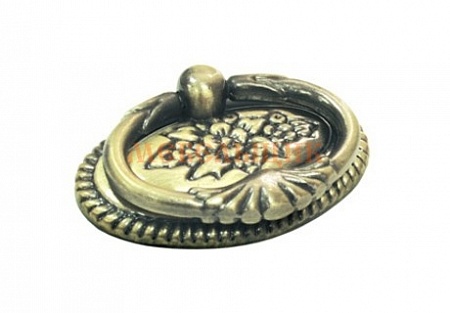 Ручка кольцо, старинная латунь (BOYARD) Сh004488    - фото с сайта Мебельщик - мебельная фурнитура Ручка кольцо, старинная латунь (BOYARD) Сh004488    - фото с сайта Мебельщик - мебельная фурнитура