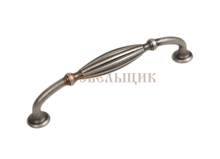 Ручка-скоба черненный старинныйй цинк DEMURE 128 мм (BOYARD) Сh340303    - фото с сайта Мебельщик - мебельная фурнитура Ручка-скоба черненный старинныйй цинк DEMURE 128 мм (BOYARD) Сh340303    - фото с сайта Мебельщик - мебельная фурнитура