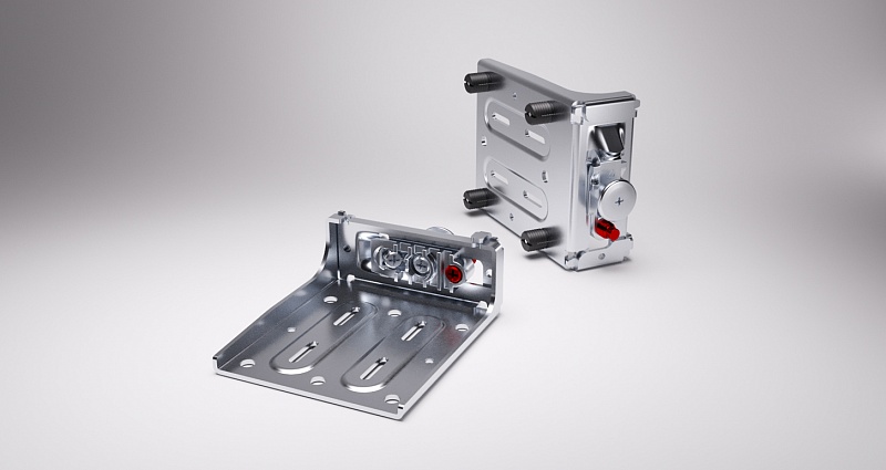 Подвесной кронштейн LIBRA H11 правый / винт, муфта / 120-160 кг - фото магазина Мебельщик Подвесной кронштейн LIBRA H11 правый / винт, муфта / 120-160 кг - фото магазина Мебельщик