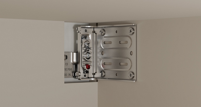 Подвесной кронштейн LIBRA H11 правый / винт, муфта / 120-160 кг - фото магазина Мебельщик Подвесной кронштейн LIBRA H11 правый / винт, муфта / 120-160 кг - фото магазина Мебельщик