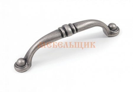 Ручка BARSA 96 мм, Чернёный старинный цинк (BOYARD) Сh338595    - фото с сайта Мебельщик - мебельная фурнитура Ручка BARSA 96 мм, Чернёный старинный цинк (BOYARD) Сh338595    - фото с сайта Мебельщик - мебельная фурнитура