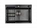 Мойка НАНО Черный 650*450мм, в комплекте дозатор, сетка - фото с сайта Мебельщик - мебельная фурнитура Мойка НАНО Черный 650*450мм, в комплекте дозатор, сетка - фото с сайта Мебельщик - мебельная фурнитура