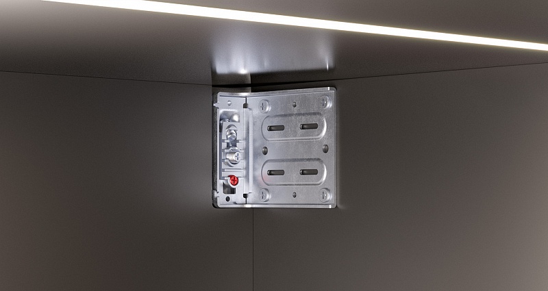 Подвесной кронштейн LIBRA H11 правый / винт, муфта / 120-160 кг - фото магазина Мебельщик Подвесной кронштейн LIBRA H11 правый / винт, муфта / 120-160 кг - фото магазина Мебельщик