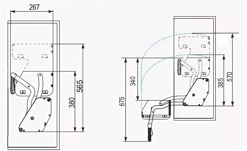 АЙ МУВ 2 полки 600мм. дно серое антислип ТИТАН - фото с сайта Мебельщик - мебельная фурнитура АЙ МУВ 2 полки 600мм. дно серое антислип ТИТАН - фото с сайта Мебельщик - мебельная фурнитура